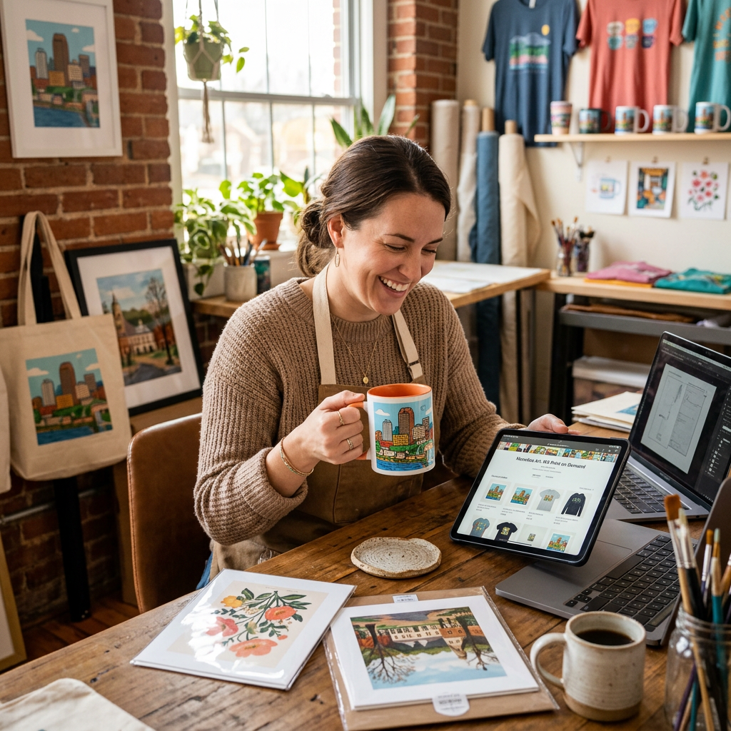 Winston-Salem Print on Demand for Artists: Monetize Art