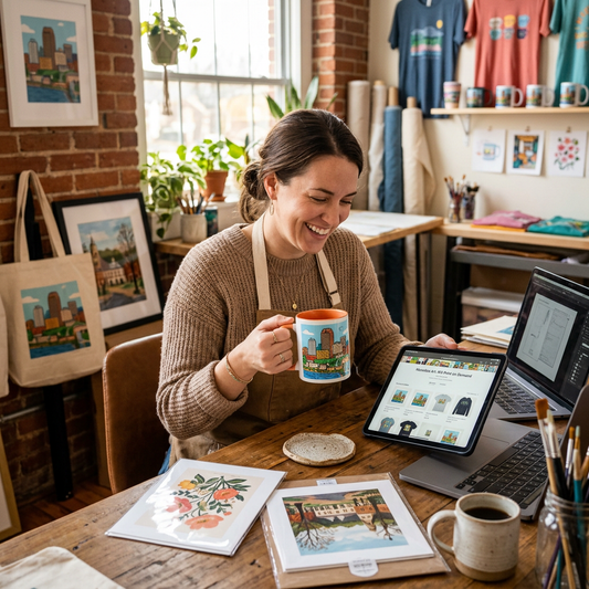 Winston-Salem Print on Demand for Artists: Monetize Art