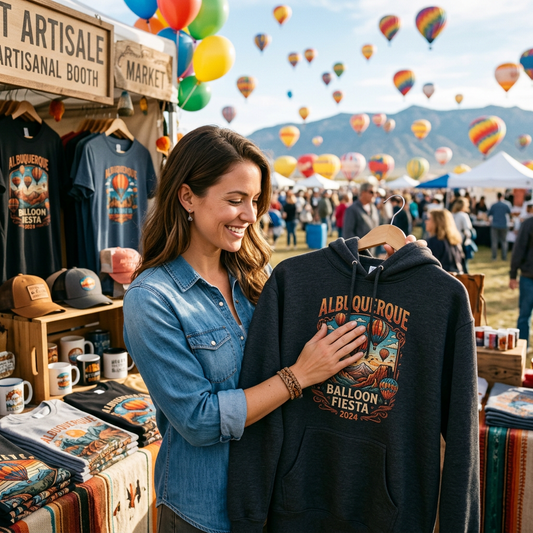 Albuquerque Balloon Fiesta Merchandise: Custom DTF Ideas