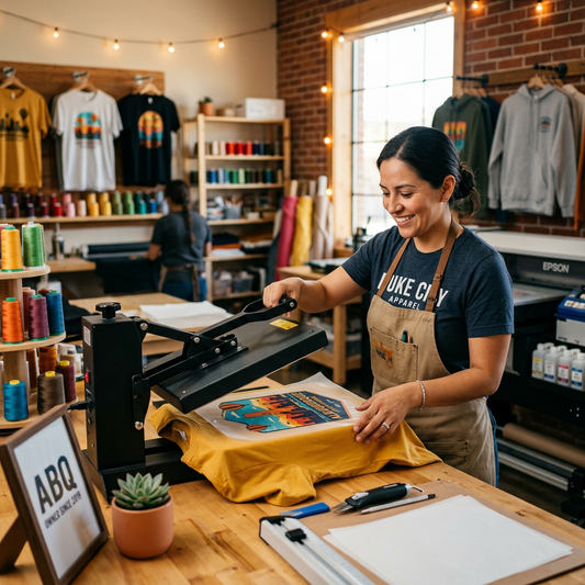 Top 5 Reasons Your ABQ Business Needs Custom DTF Transfers