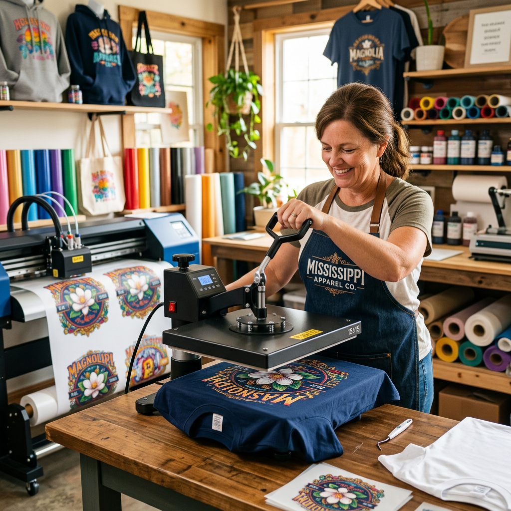 Mississippi Small Business Guide to Custom DTF Transfers