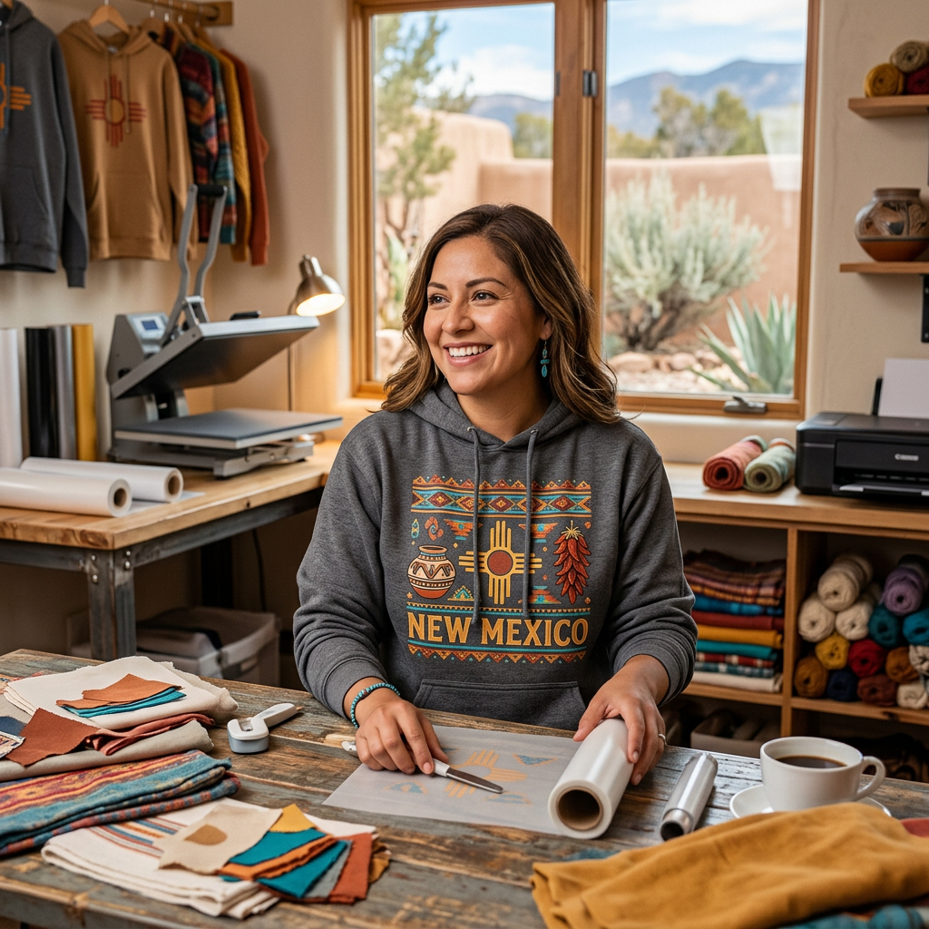 New Mexico Cultural Apparel: Custom DTF Design Guide