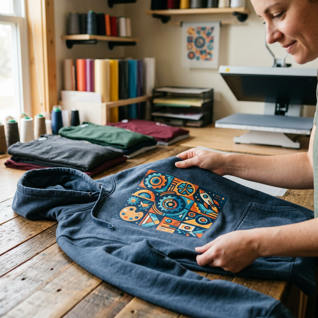 Mastering Multi-Color Fabrics: DTF on Non-White Garments