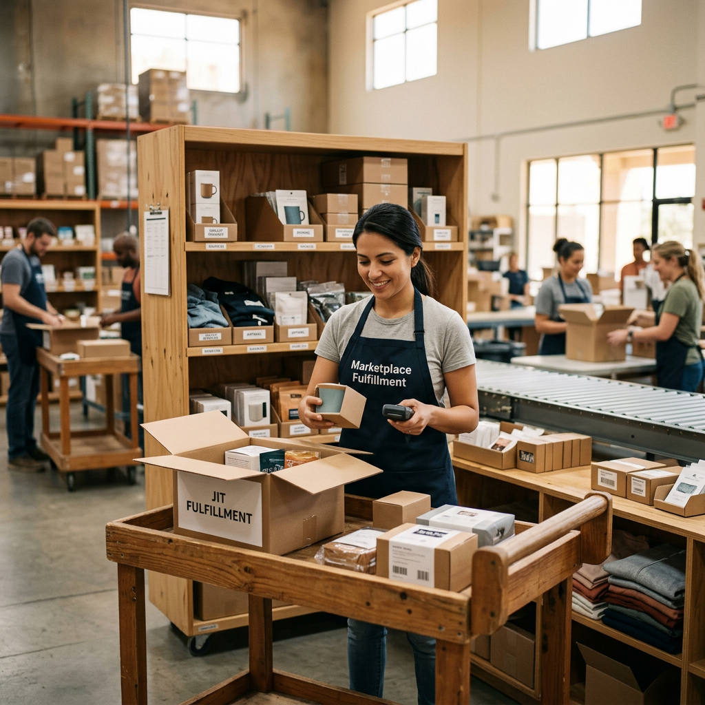 Just-in-Time Inventory for Marketplace Fulfillment