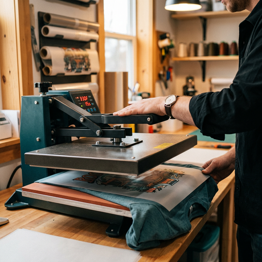 Professional Heat Press Protocol for DTF Transfers