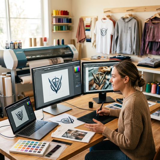Vector vs. Raster: Optimizing Art for Large-Scale DTF Orders