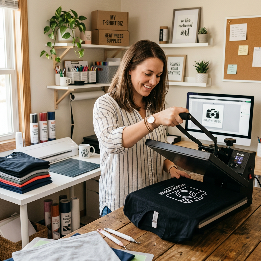 How to Start a T-Shirt Side Hustle with a Heat Press