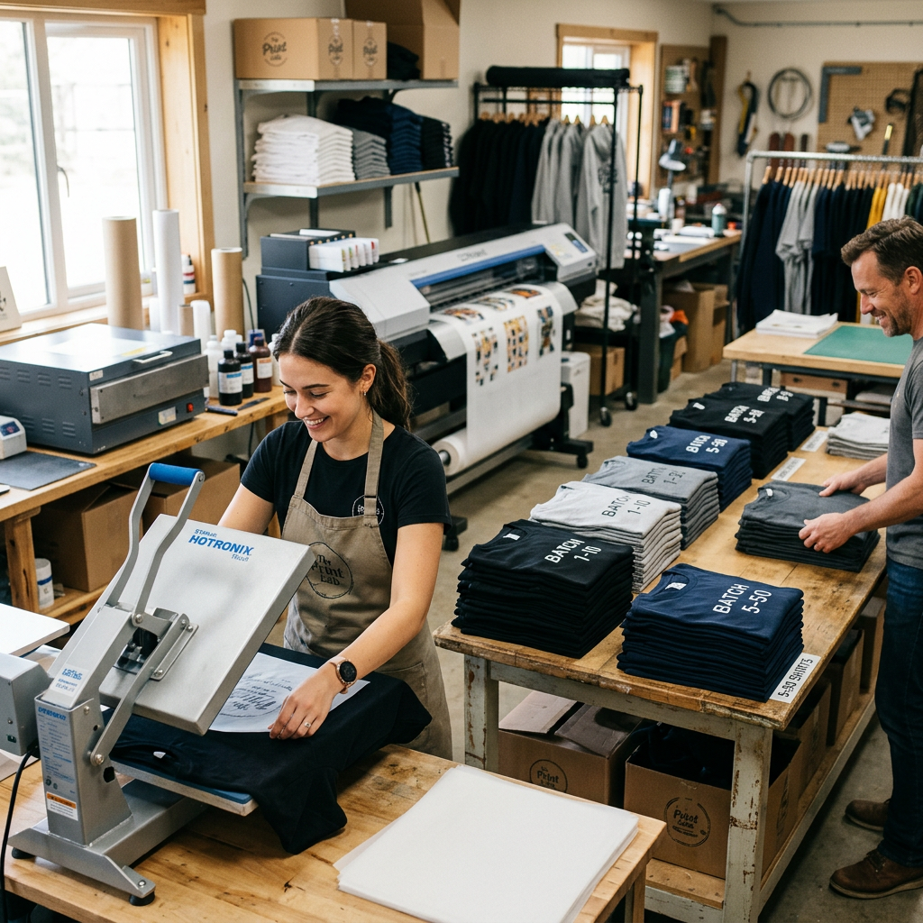 How to Scale from 5 to 50 Shirts Easily with DTF