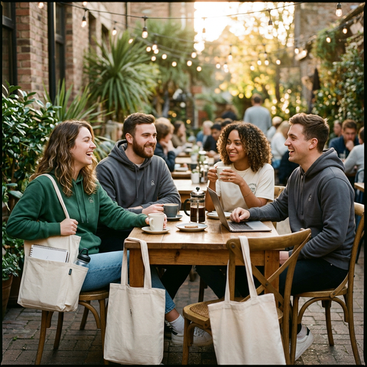 Maintain a Cohesive Brand Look Across Hoodies and Totes