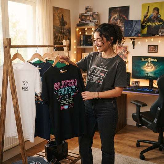 Casual Gamer T-Shirt Design Trends & Graphic Ideas