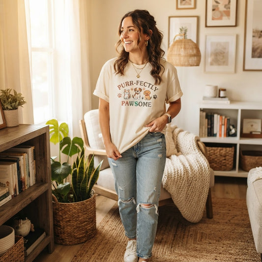 Animal Puns Oversized Tee Design & Styling Ideas