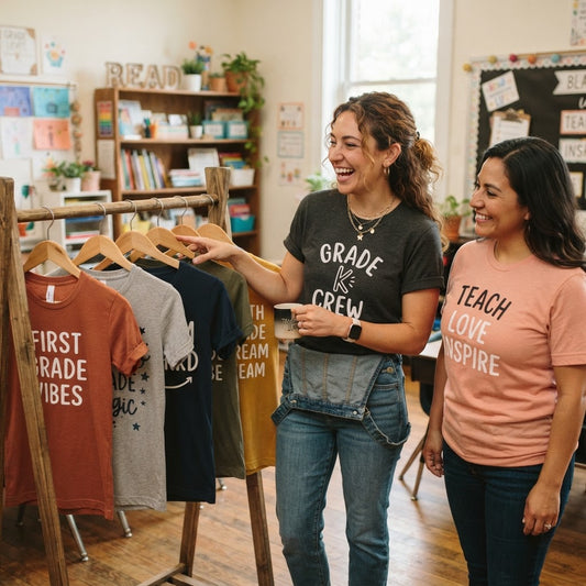 Grade Level Teacher Shirt Trends & Apparel Ideas