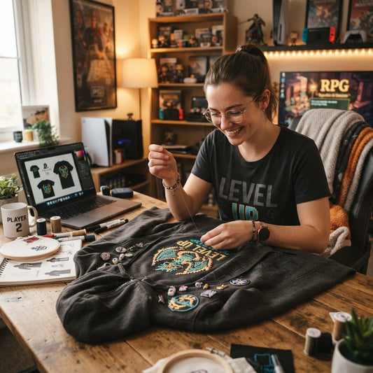 Level Up Zip Hoodie Design Ideas for Gamers