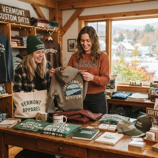 Vermont Custom Gifts: Apparel & Merch Ideas