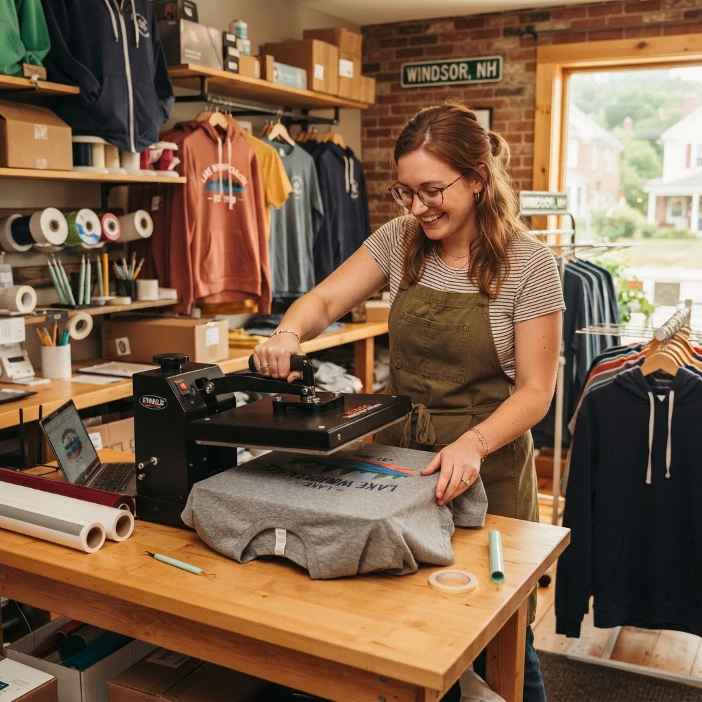 Custom Heat Transfer Apparel Near Windsor, NH