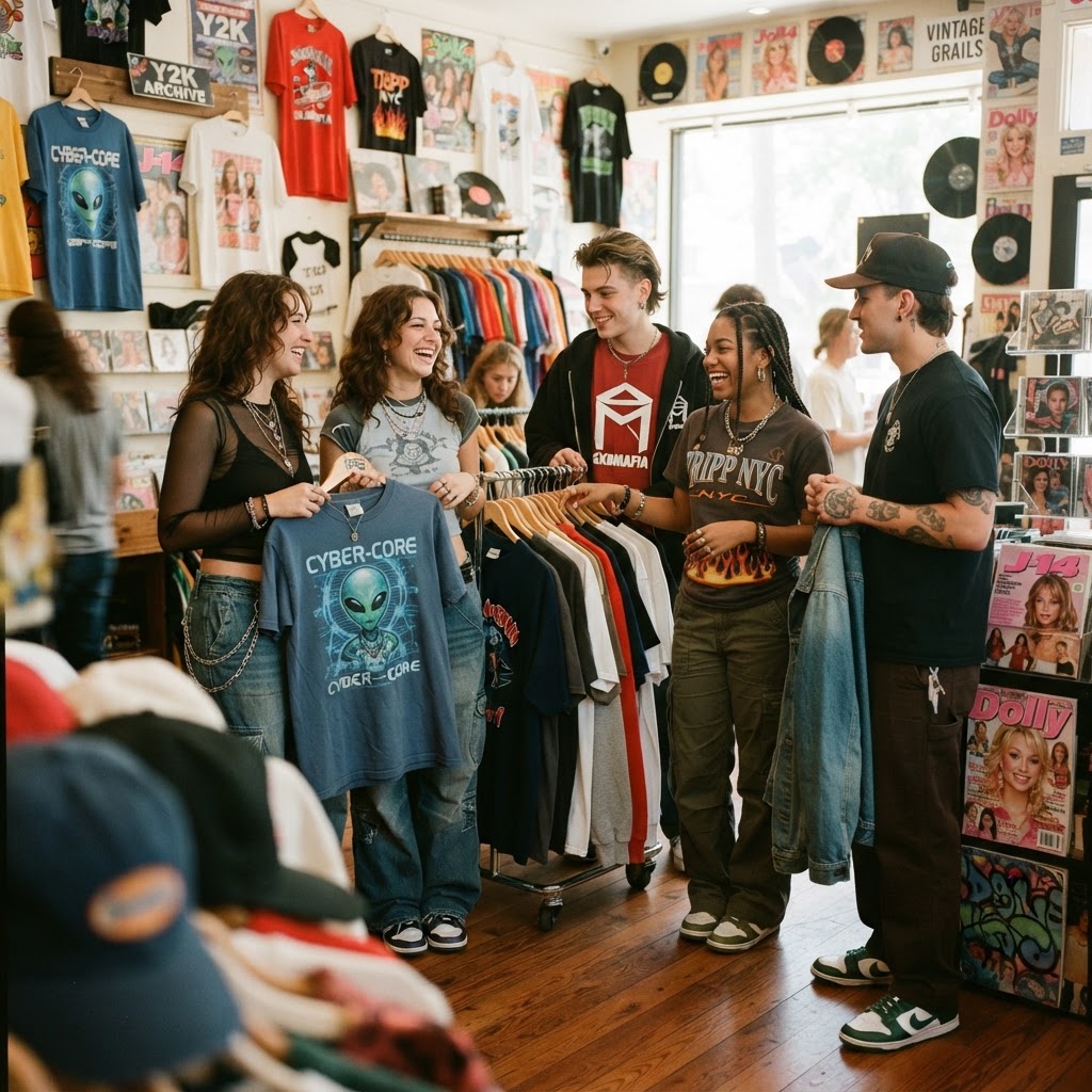 Y2K Subcultures Design Guide: Graphic Tees & Streetwear