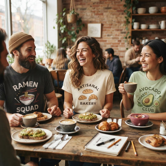 Foodie T-Shirt Design Trends: Top Graphic Style Ideas
