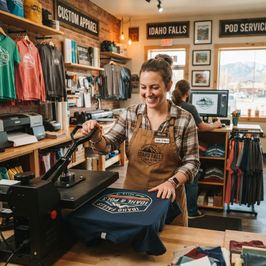 T-Shirt Printing in Idaho Falls: Local & POD Options
