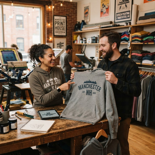 Custom Hoodies in Manchester, NH: Design & Printing
