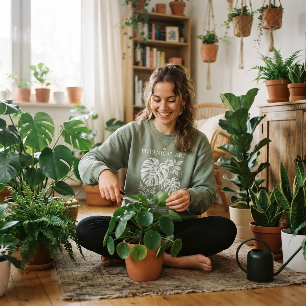 Botanical Art Sweatshirts: Trends for Plant Parents