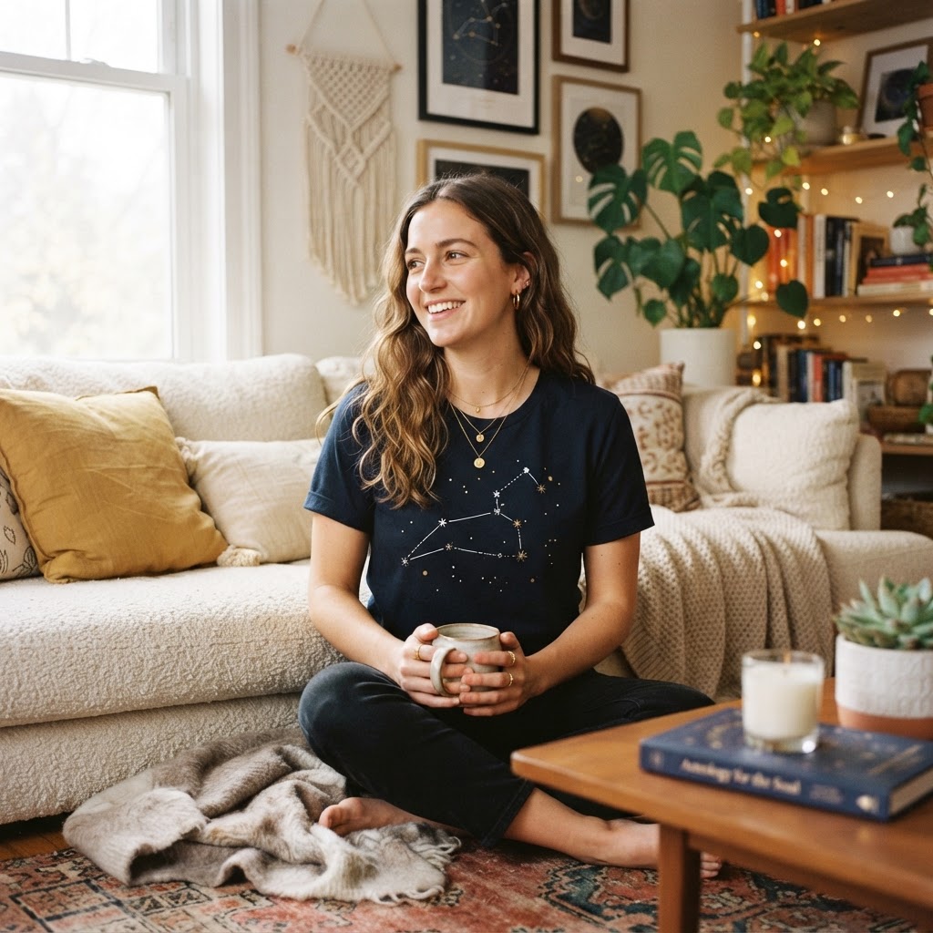 Constellation Art Shirts: Zodiac & Star Trends