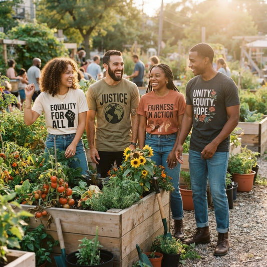 Fairness Graphic Tee Design Trends for Social Equity