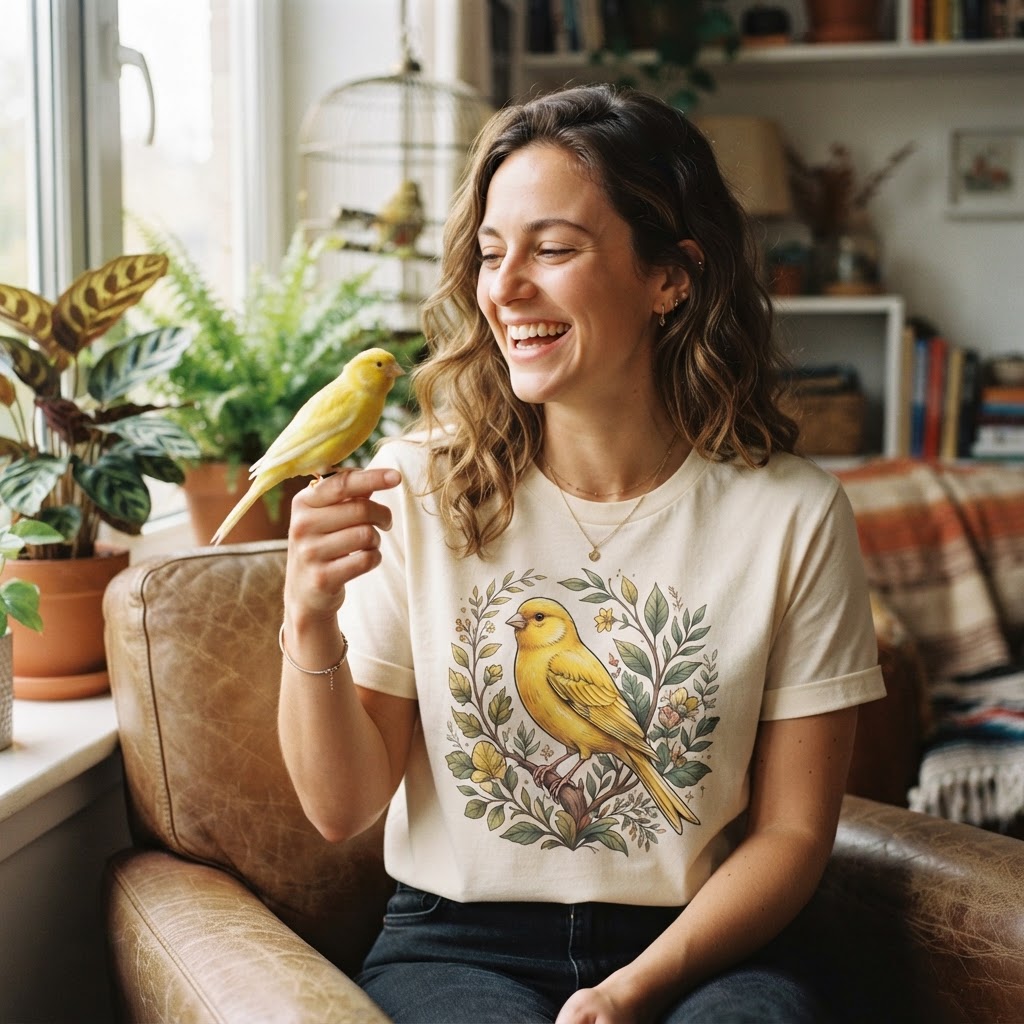 Pet Bird T-Shirt Design Trends: Canary & Avian Style Guide