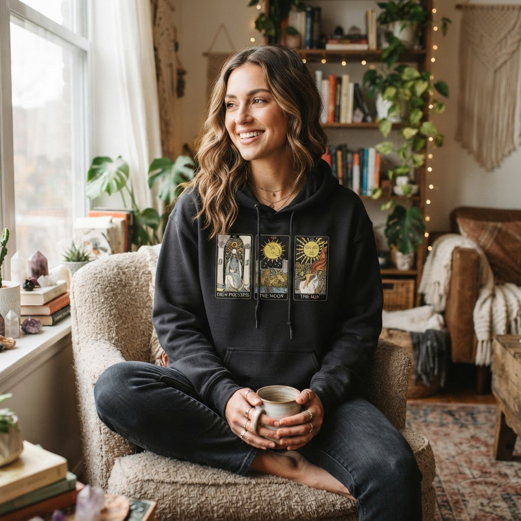 Tarot Cards Hoodie Design Trends for Mystic Apparel