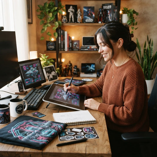 Sci Fi Games Merch Design Trends & Graphics Guide