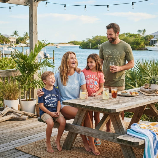Florida Native Shirt Trends: Coastal Graphics & Colors
