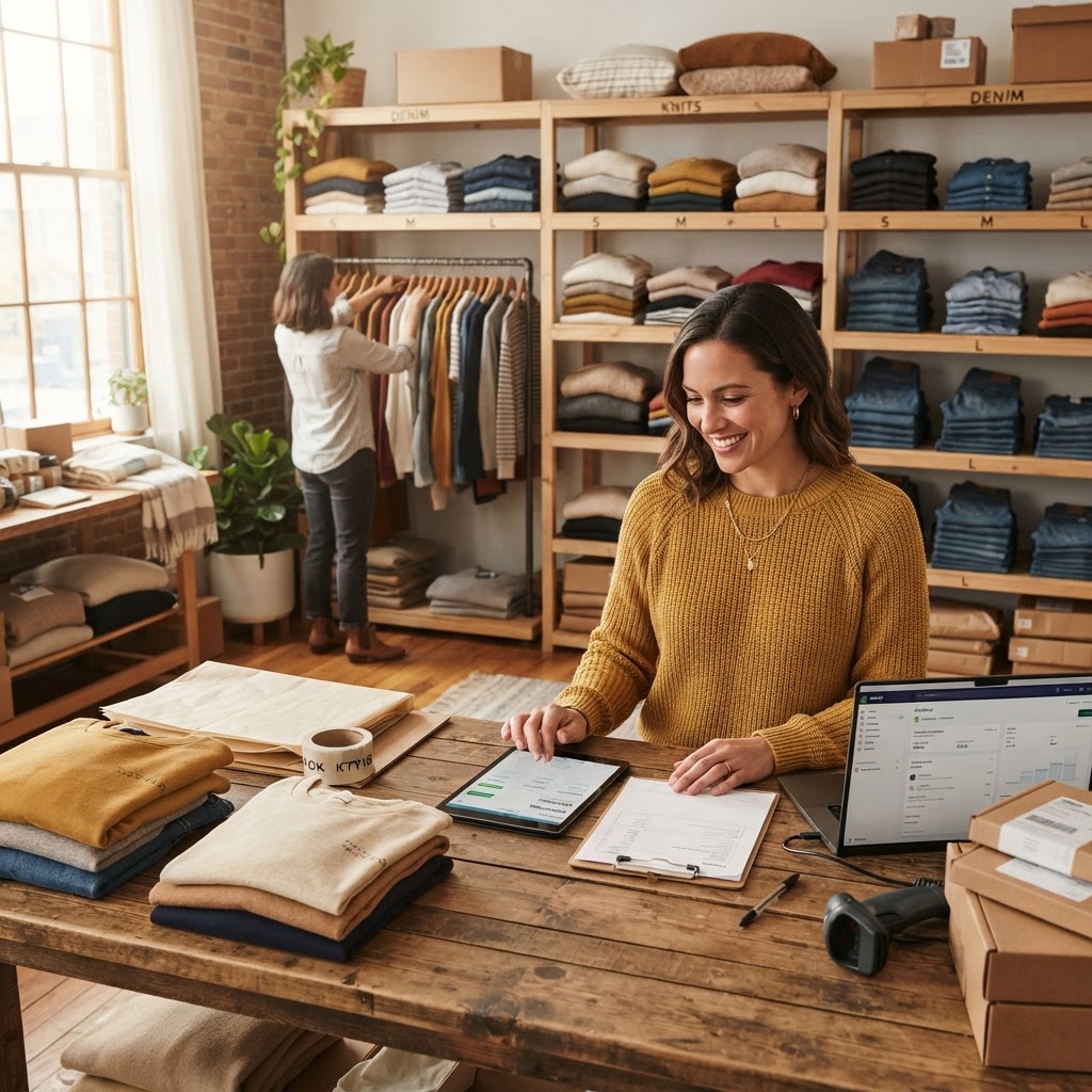 Order and Stock Management for Clothing Brands