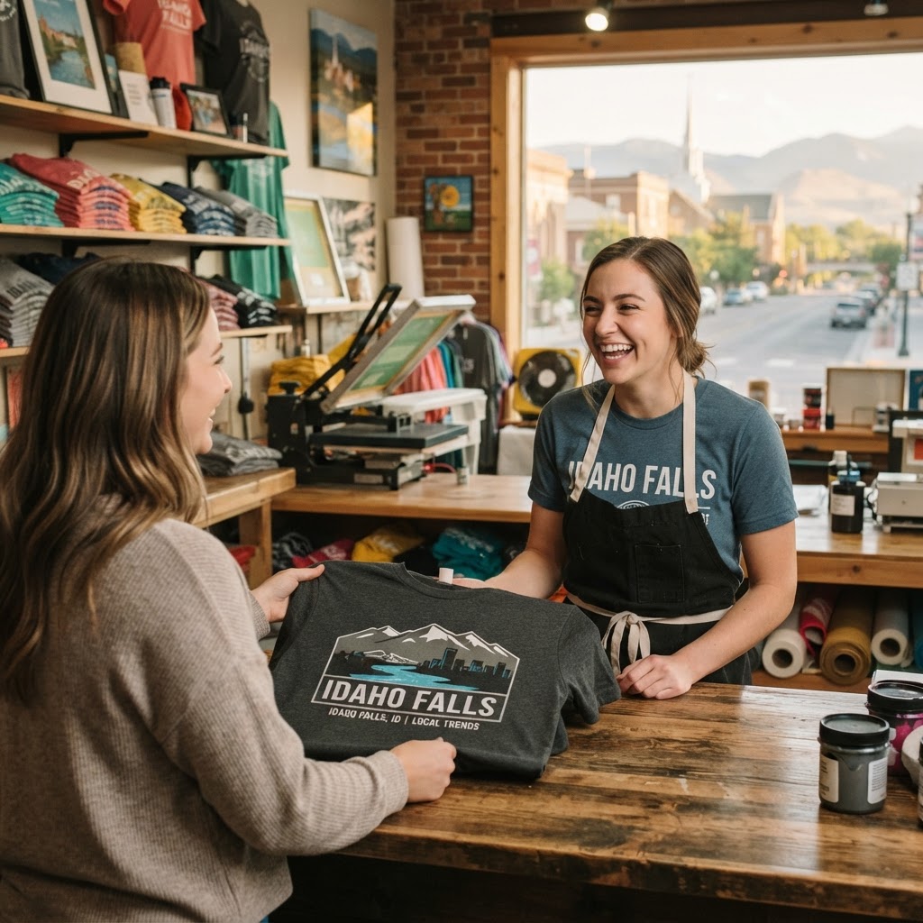 Custom T-Shirts in Idaho Falls: Local Design Trends