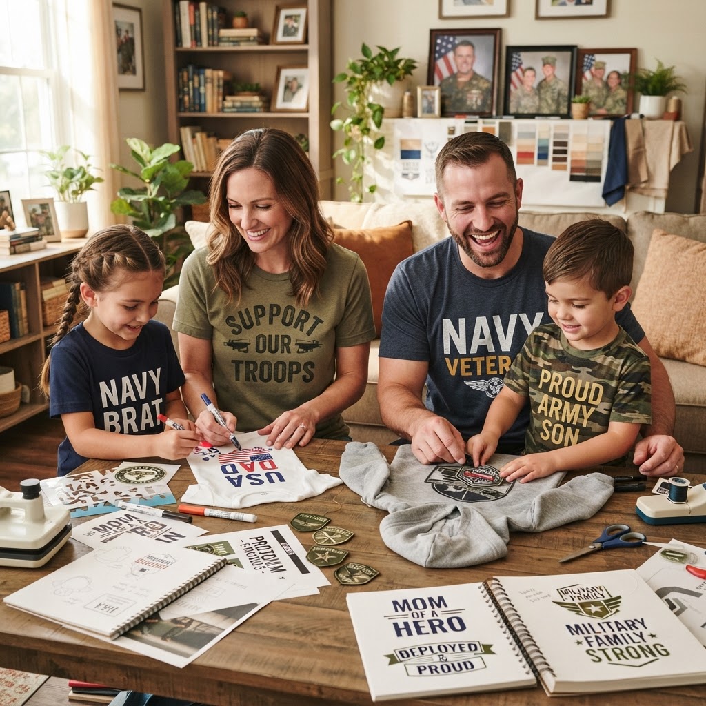 Military Family Apparel Ideas: Design & Graphic Guide