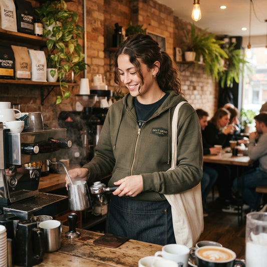 Barista Gear Zip Hoodie Trends: Coffee Streetwear Ideas