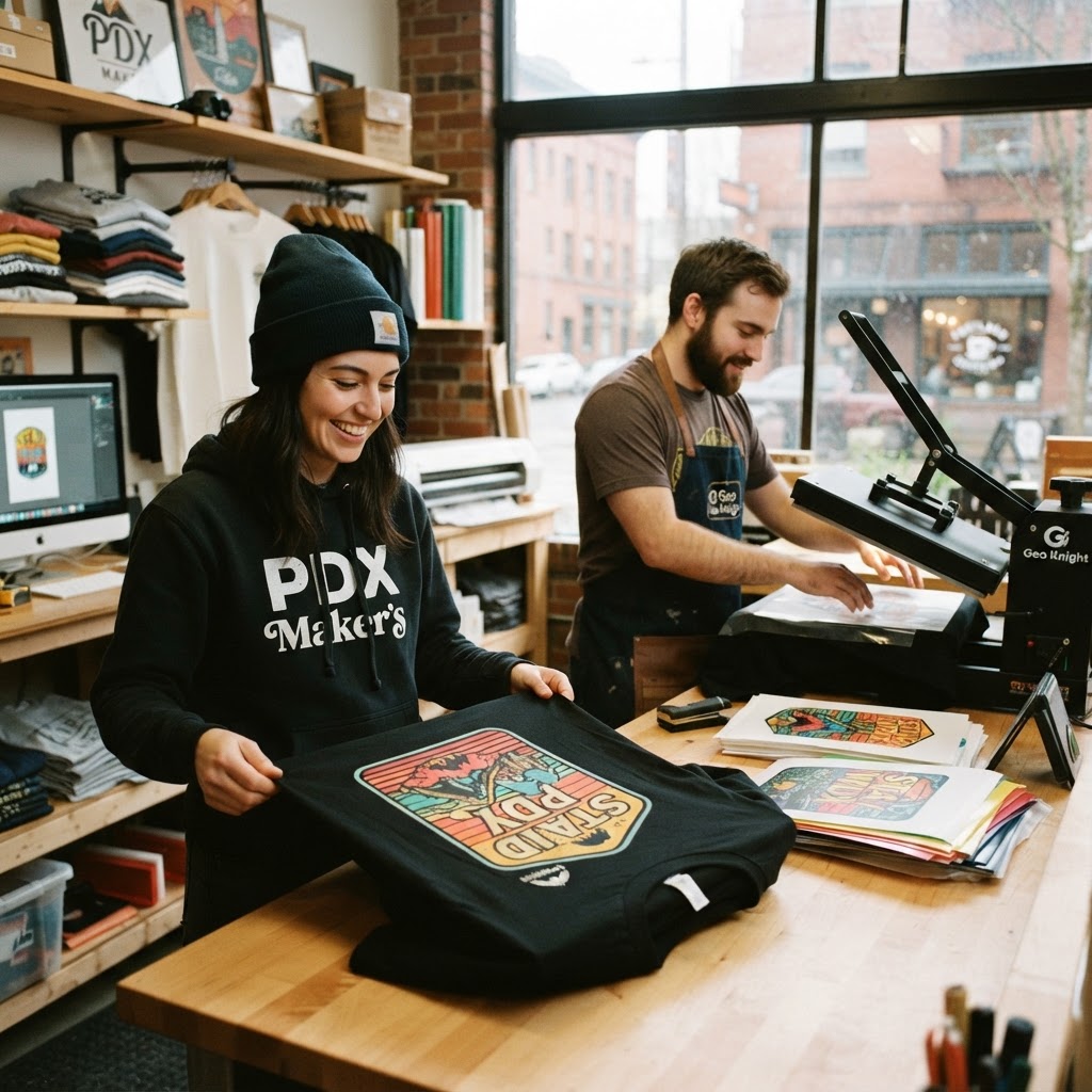 DTF Printing in Portland: Custom Shirt Options & Guide