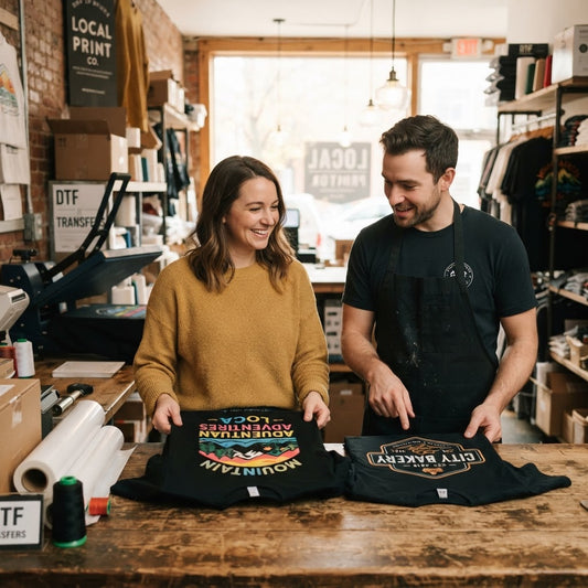 DTF Prints Near Me: Local Sourcing vs. Online Custom Apparel