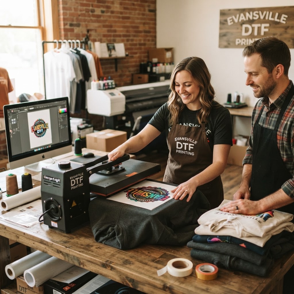 Evansville DTF Printing: Guide to Custom Apparel