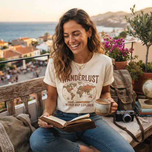 World Travel Themed T-Shirts: Gift Guide for Globetrotters