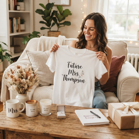 Personalized Future Mrs Shirt: Bride-to-Be Gift Guide