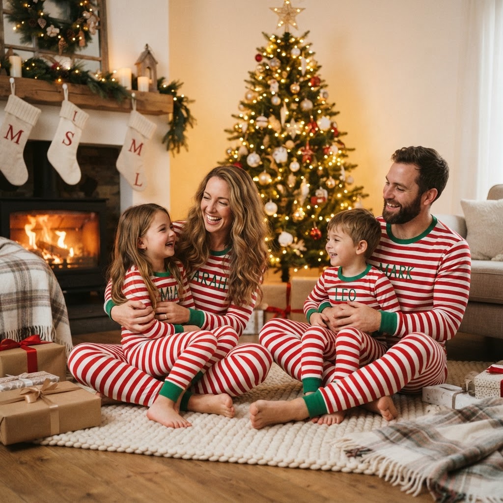 Personalized Family Christmas Pajamas & Apparel Guide