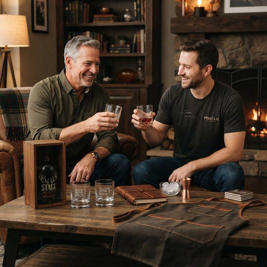 Best Whiskey Themed Gifts for Dad: Apparel & Sets