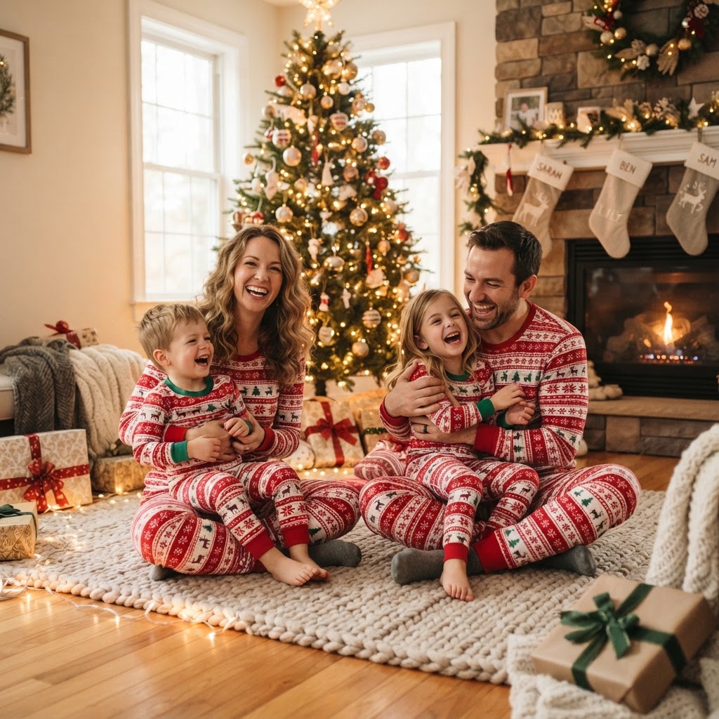 Matching Family Christmas PJs & Holiday Shirt Guide