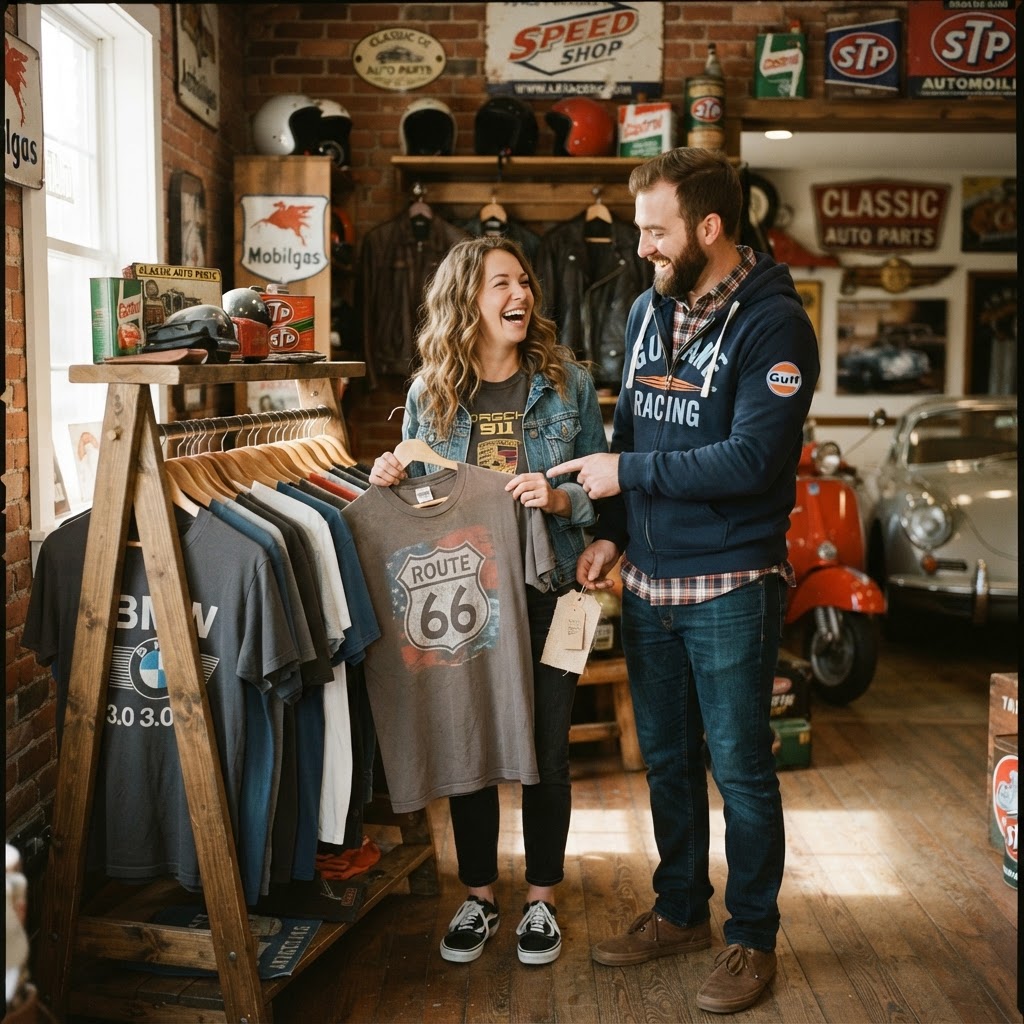 Retro Car Apparel Gift Guide: Vintage Tees & Style