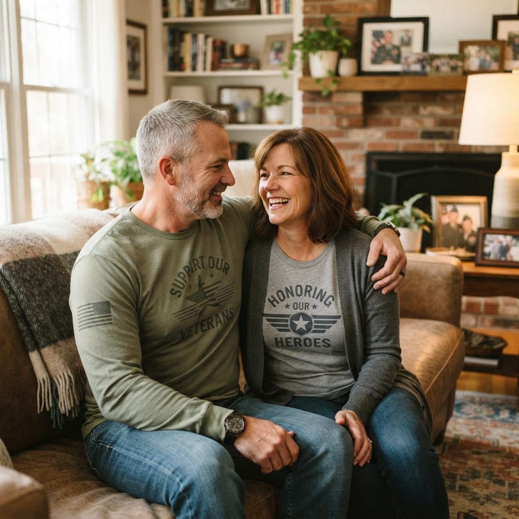 Veteran Long Sleeve Shirts: Military Support Gift Guide