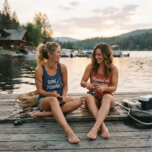 Gone Fishing Tank Tops & Gift Guide for Anglers