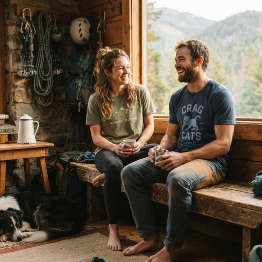 Rock Climbing Apparel: Relaxed Tees & Gift Ideas
