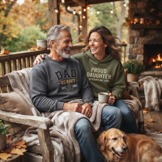 Best Veteran Gift Ideas: Custom Sweatshirts & Crewnecks