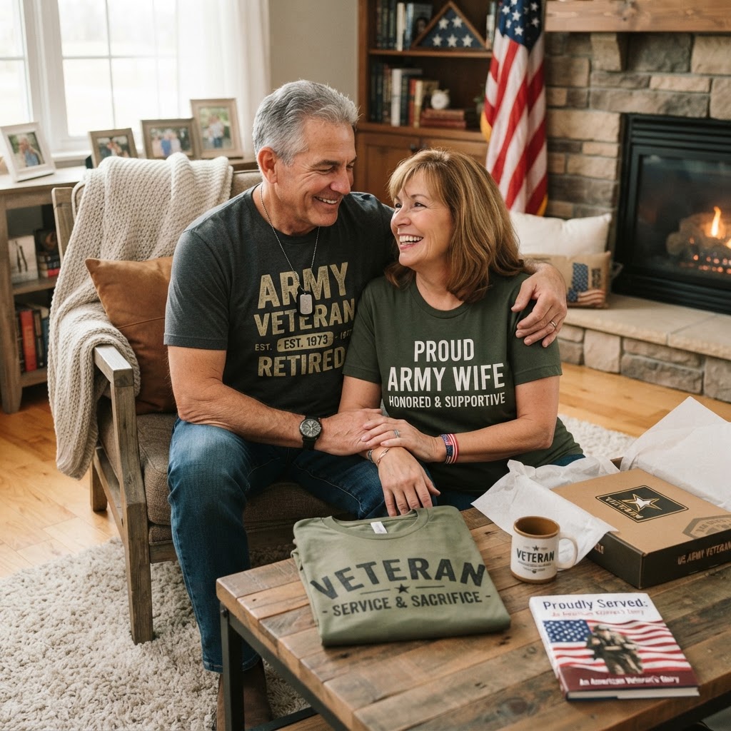 Proud US Army Veteran T-Shirt Gift Guide