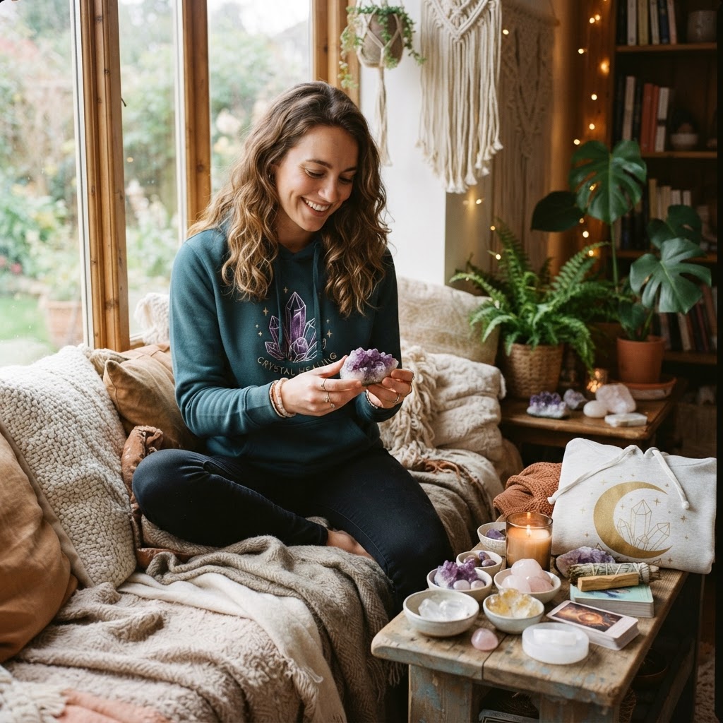 10 Best Crystal Healing Hoodies & Gifts