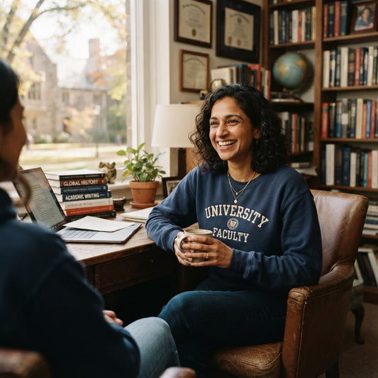 University Faculty Apparel Guide: Cozy Crewnecks